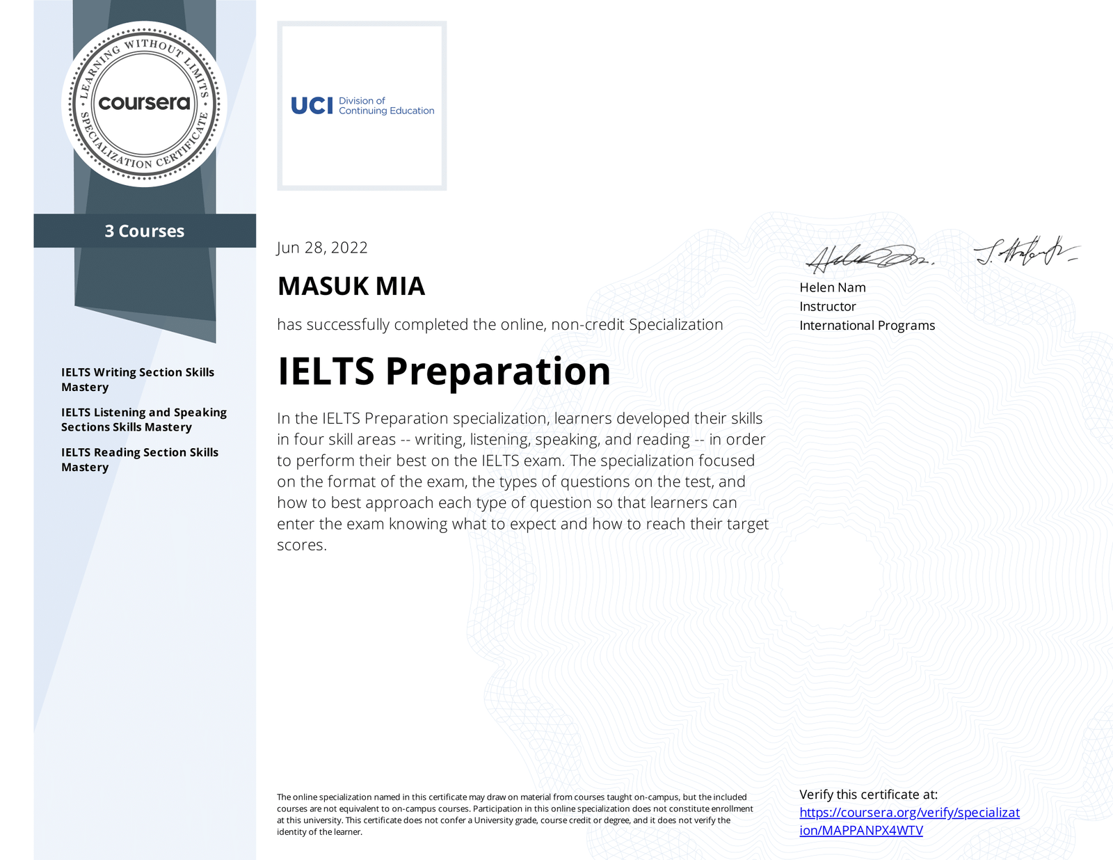 Ielts certificate MAPPANPX4WTV-1